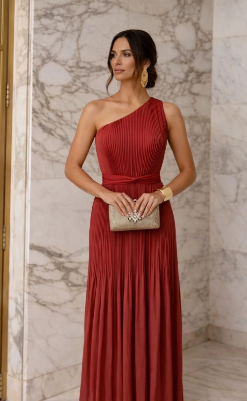 Vestido Atenas Rosa Velho