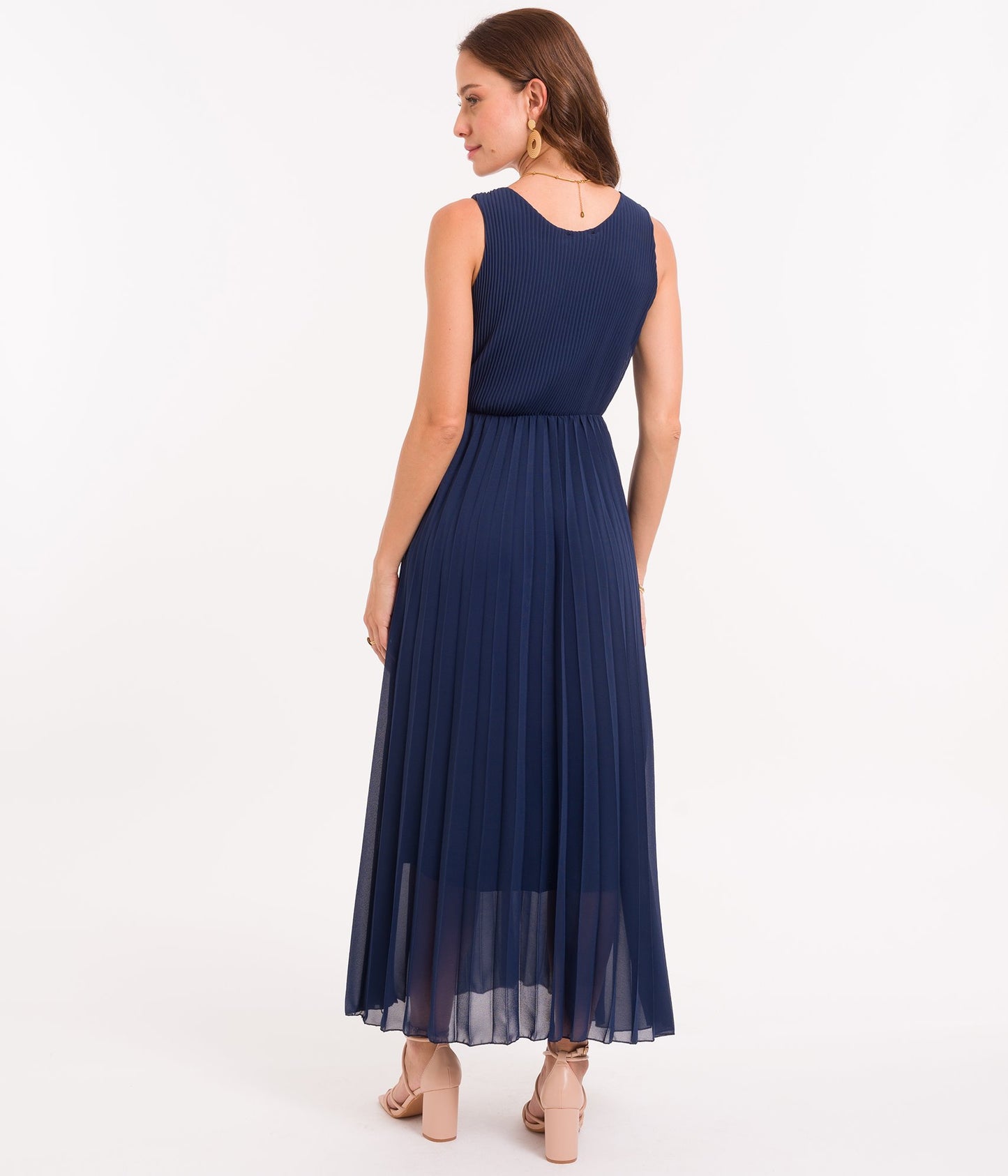 Vestido Carolina Azul Escuro