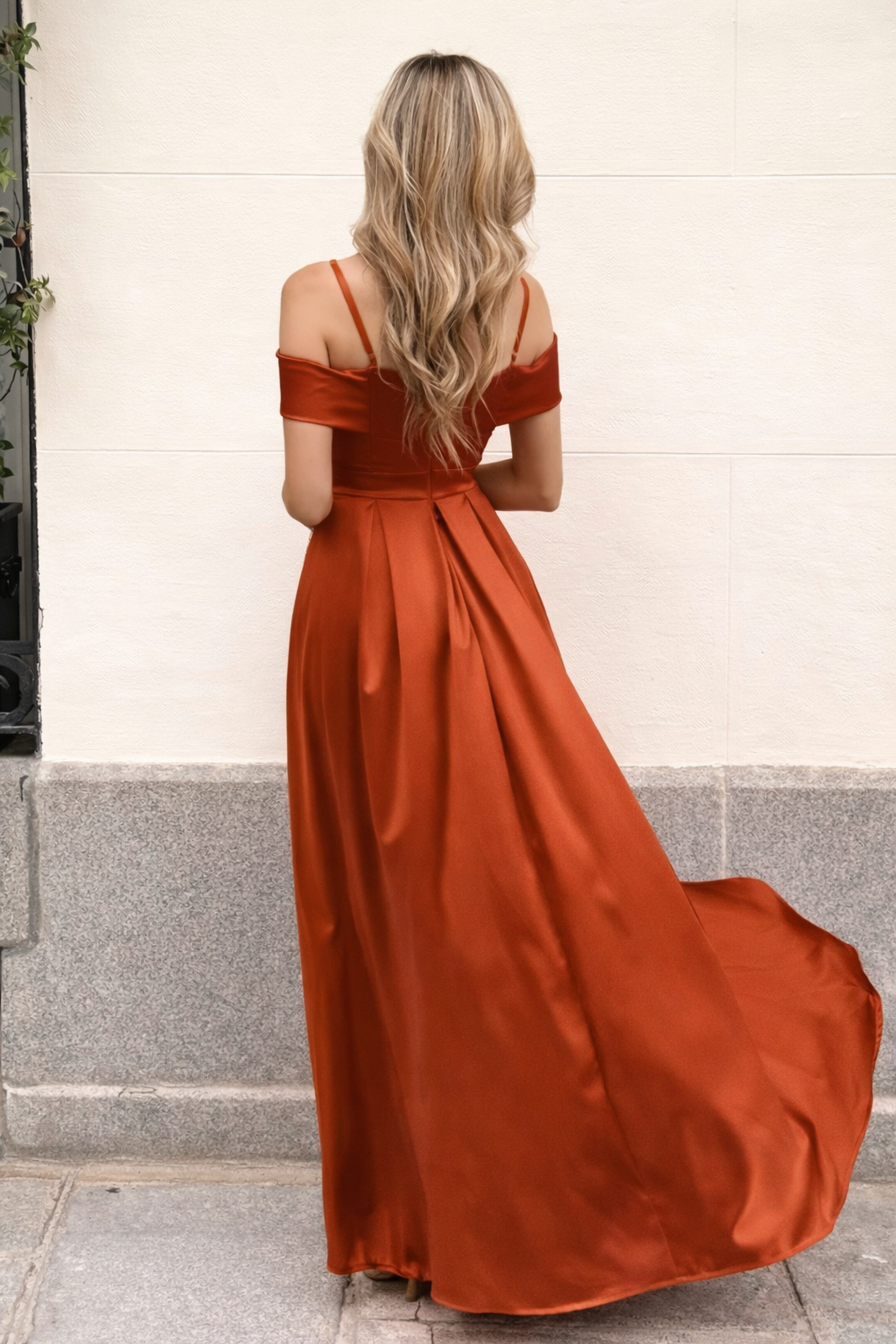 Vestido Ariana Terracota