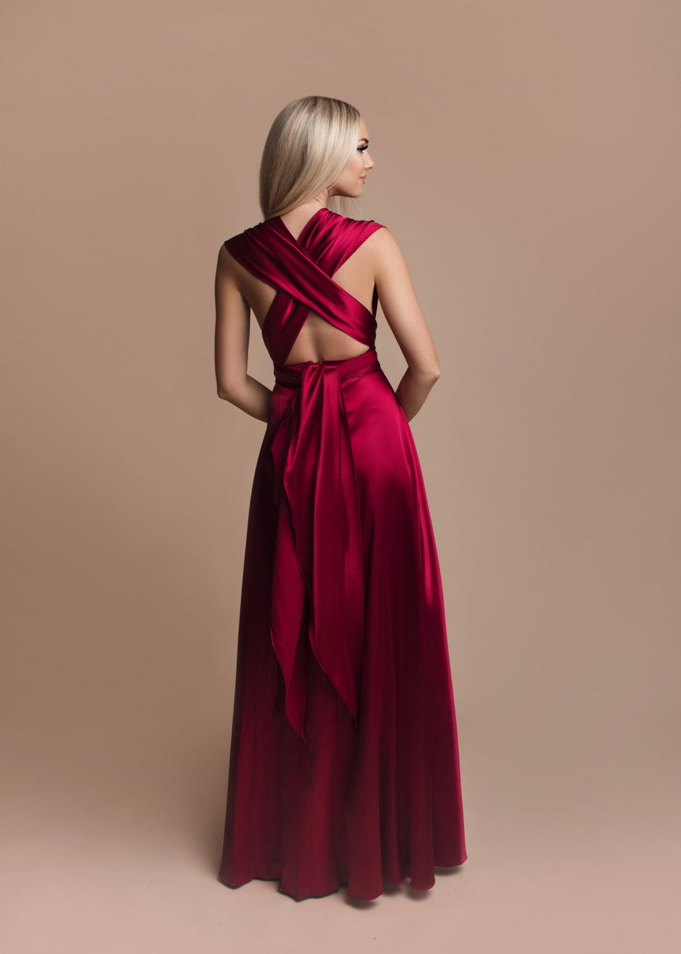Vestido Mariana Bordeaux