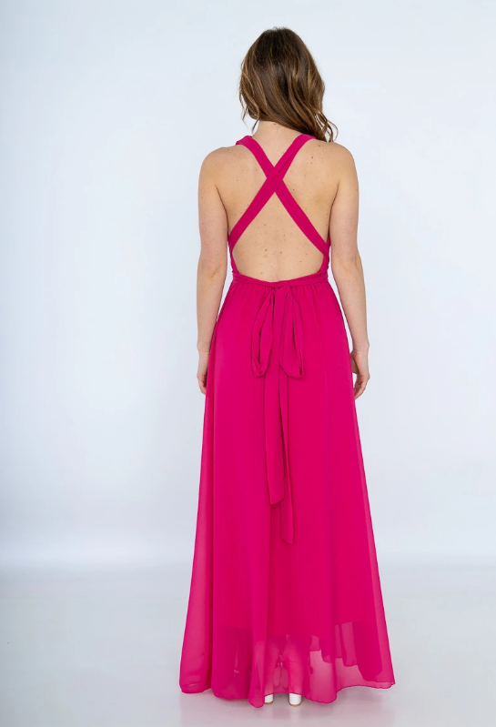 Vestido Fuscia