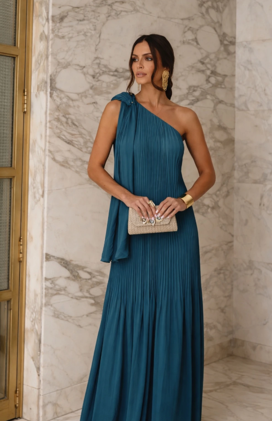 Vestido Atenas Petroleo