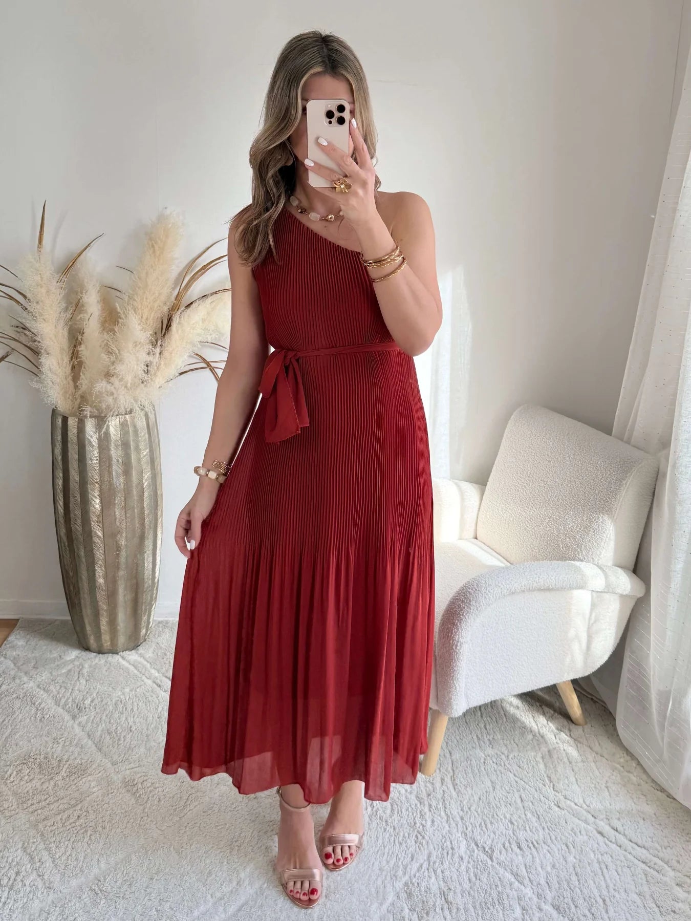 Vestido Atenas Terracota