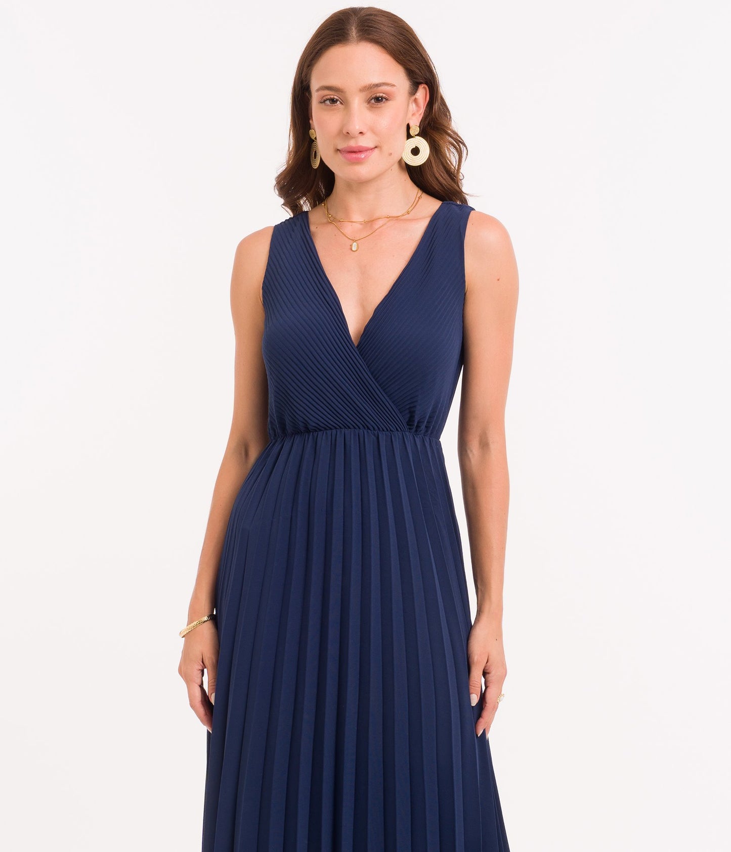 Vestido Carolina Azul Escuro