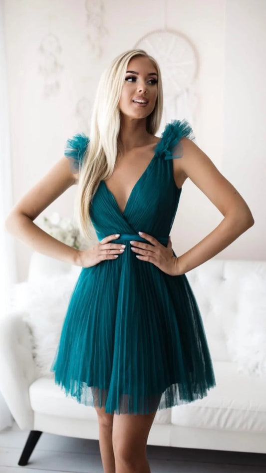 Vestido Claire Petroleo
