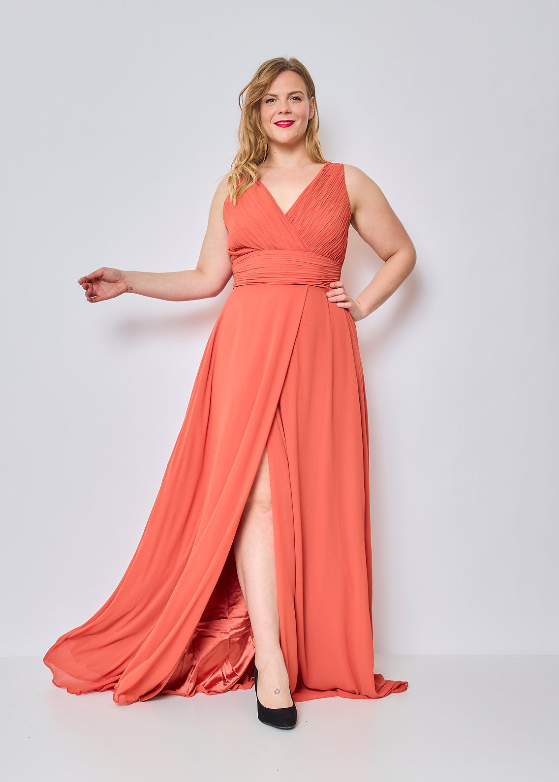 Vestido Marisa Terracota TG