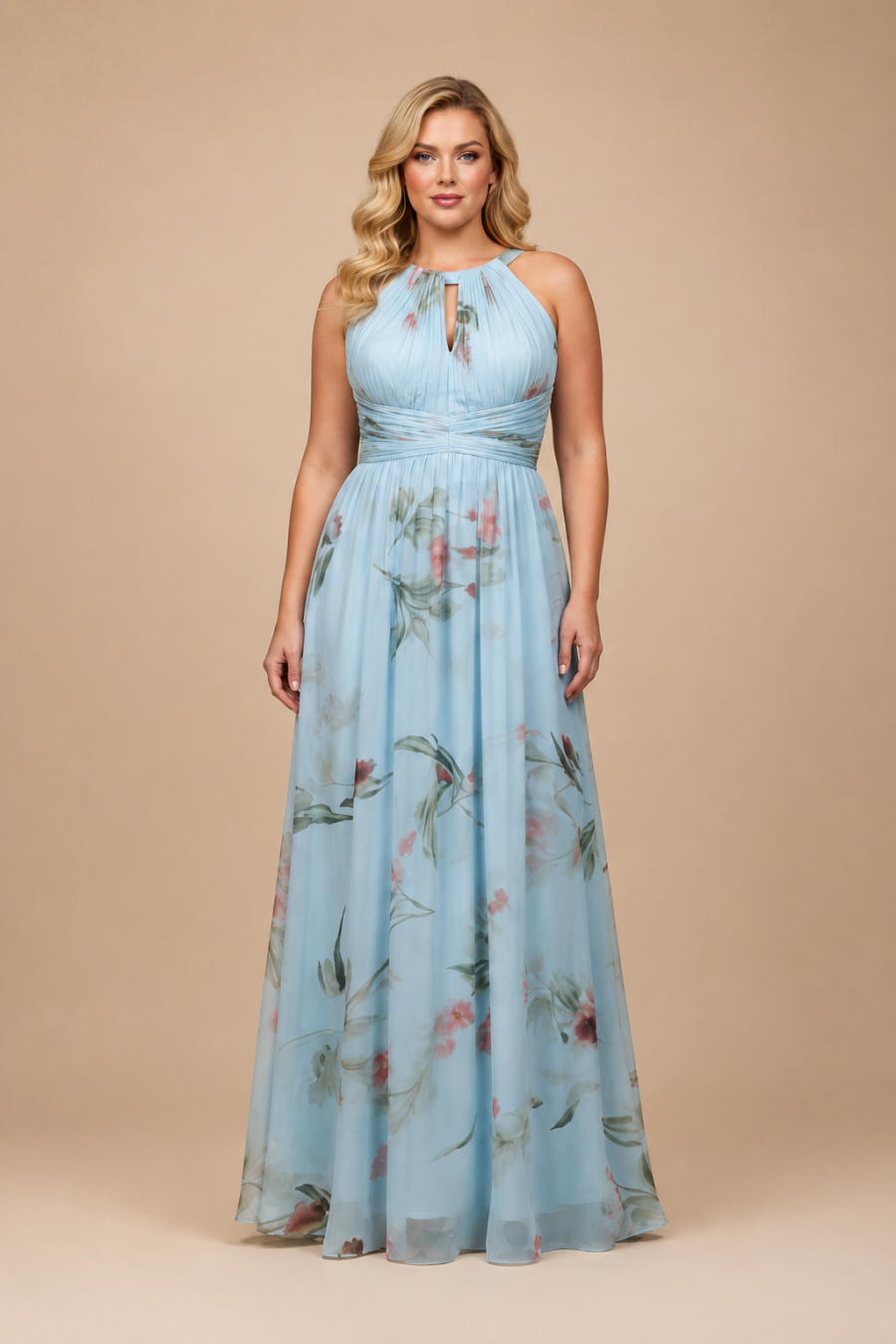 Vestido Neuza Azul
