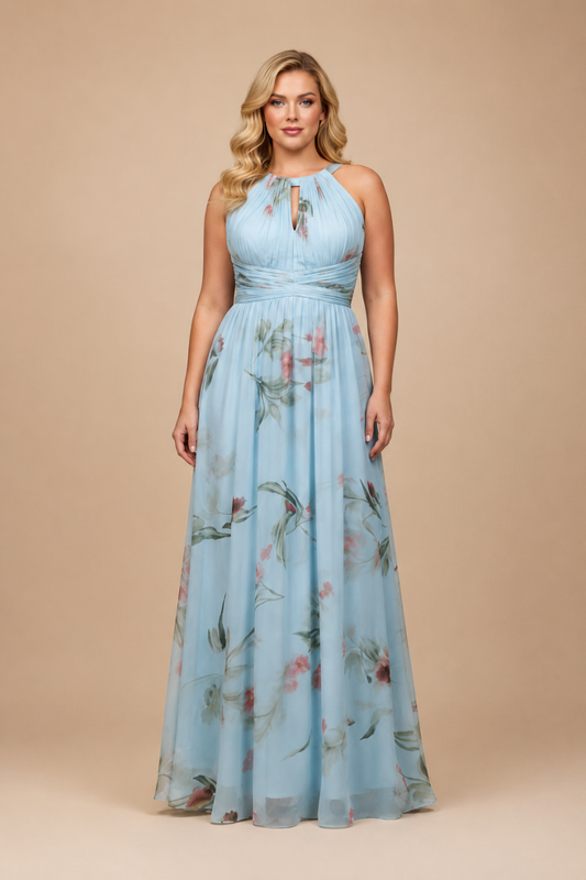Vestido Neuza Azul