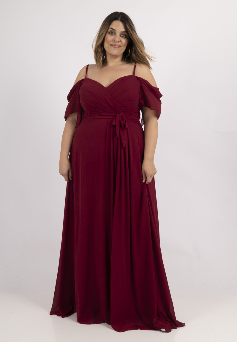 Vestido Suzy Bordeaux