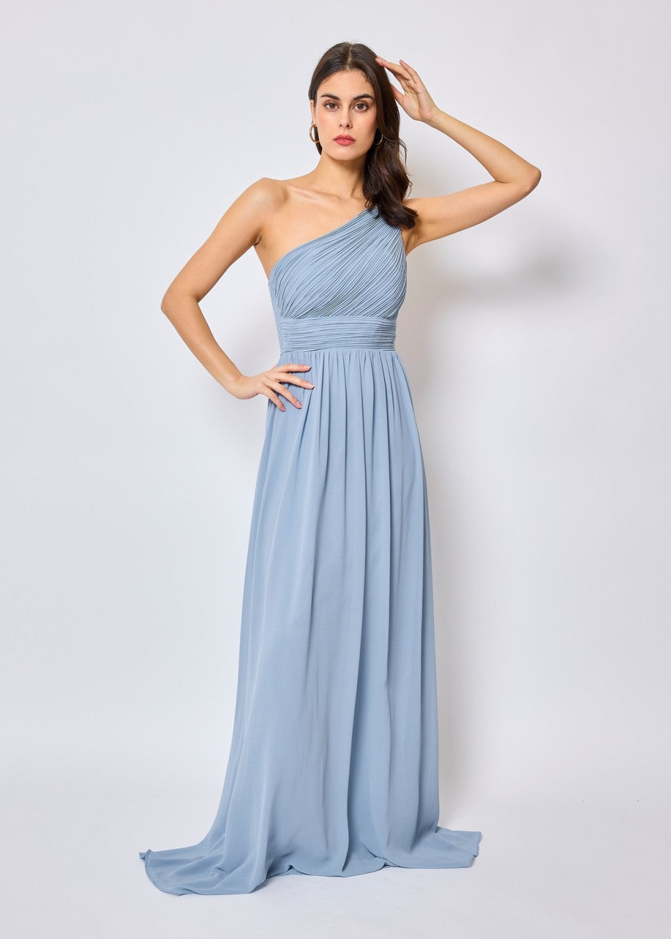 Vestido Frederica Dusty Blue