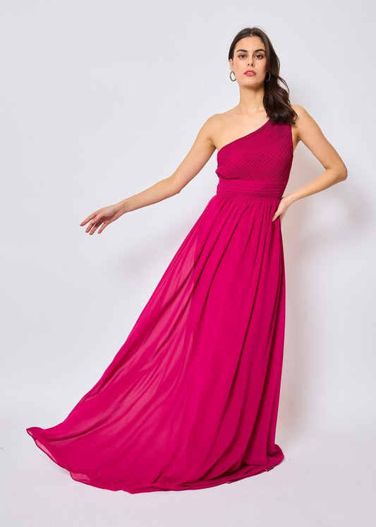 Vestido Frederica Magenta