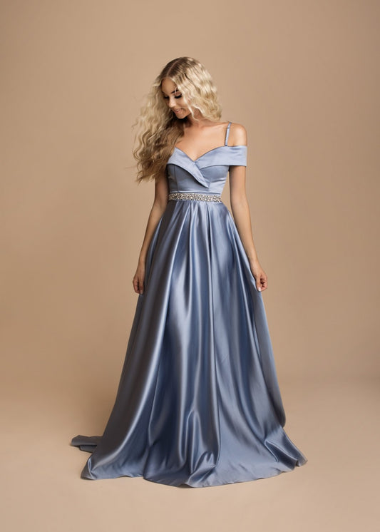 Vestido Victoria Dusty Blue