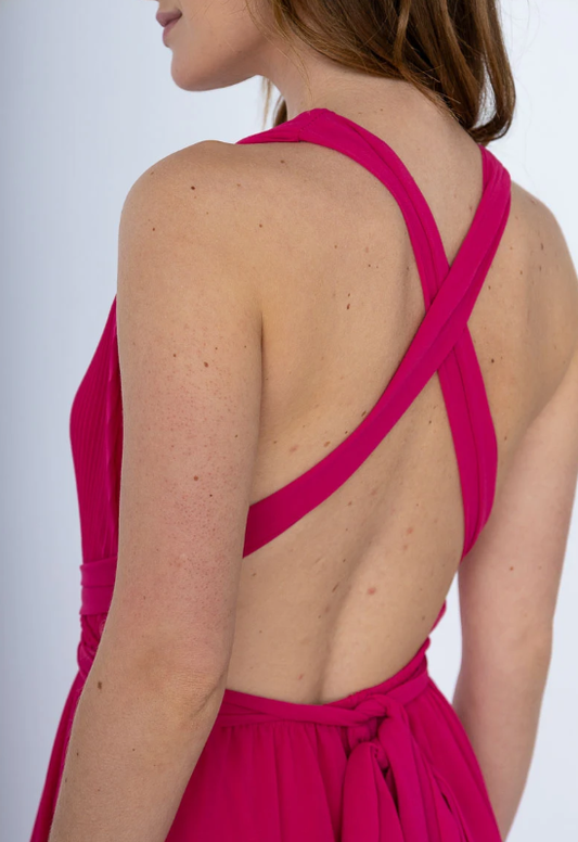 Vestido Fuscia
